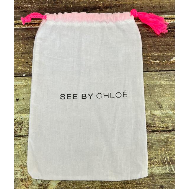 SEE BY CHLOE(シーバイクロエ)の新品未使用‼️SEEBYCHLOEシーバイクロエ  巾着  ポーチ レディースのファッション小物(ポーチ)の商品写真
