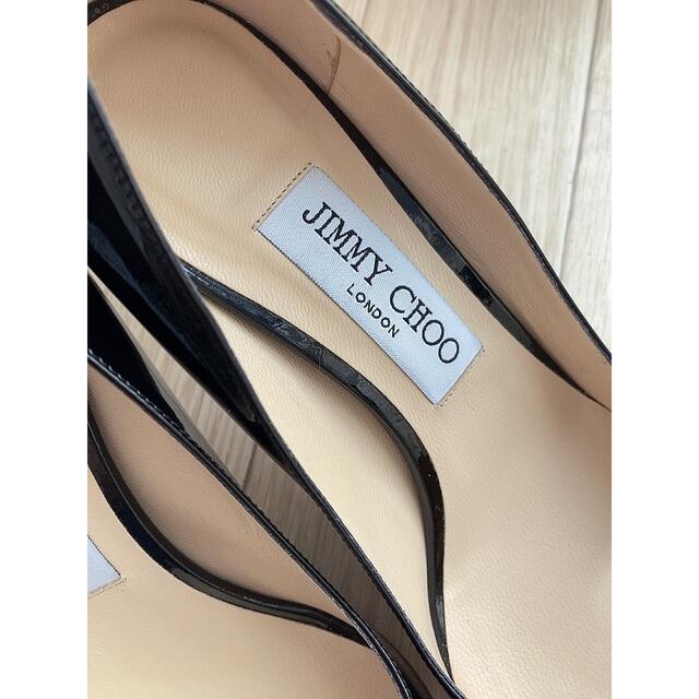 ジミーチュウ Jimmy Choo 24㌢パテント パンプス ブラック 送料無料 ジミーチュウ Jimmy Choo 24㌢パテント パンプス ブラック 送料無料
