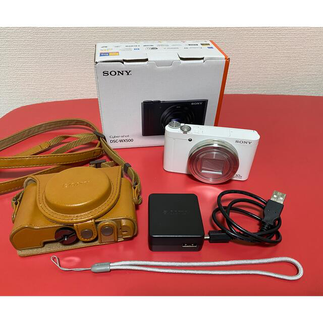 SONY(ソニー)のSONY Cyber−Shot WX DSC-WX500(W) スマホ/家電/カメラのカメラ(コンパクトデジタルカメラ)の商品写真