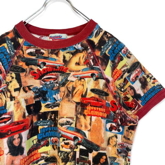 HYSTERIC GLAMOUR ヒステリックグラマー 半袖スウェット トレーナー フリーサイズ 総柄の通販 by Layla ヒステリックグラマーレディーストレーナー フリーサイズ
