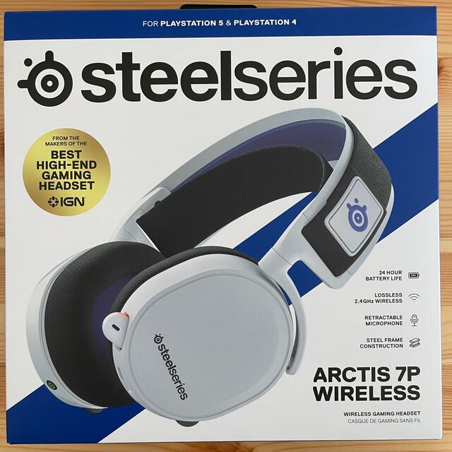 代引き人気 Arctis 【美品】SteelSeries 7P 旧モデル Wireless ヘッドフォン+イヤフォン