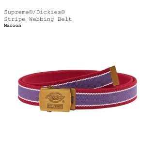 シュプリーム(Supreme)のSupreme®/Dickies®  Stripe Webbing Belt(ベルト)