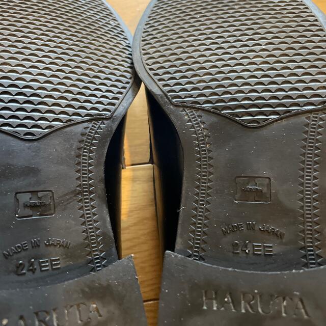 HARUTA(ハルタ)のyuuuki様専用 ハルタ ローファー 24EE 24cm 黒 レディースの靴/シューズ(ローファー/革靴)の商品写真