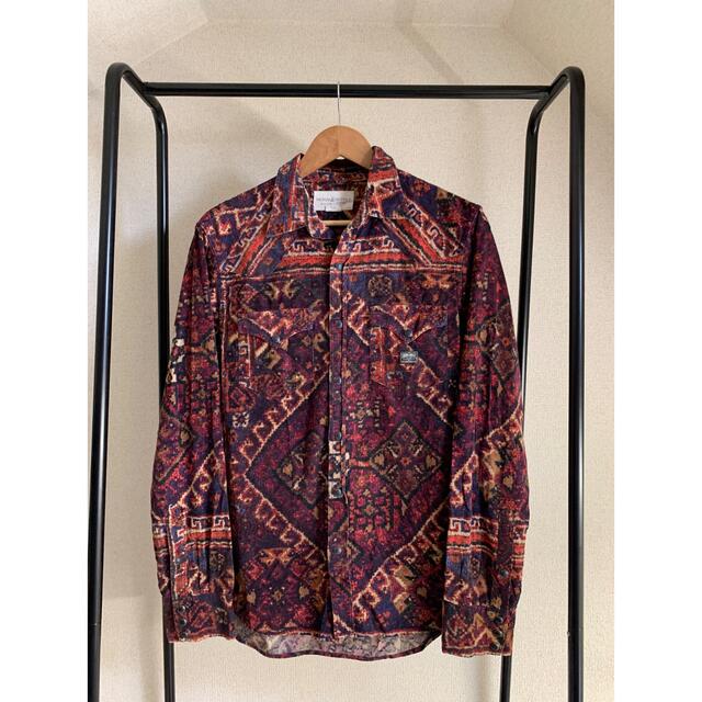 Denim&supply Ralph Lauren 長袖シャツ 総柄 ペイズリー elc.or.jp
