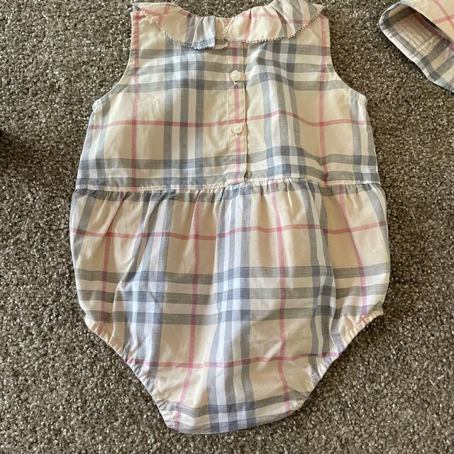 BURBERRY(バーバリー)の新品　バーバリー　ベビー　新生児　サイズ59 キッズ/ベビー/マタニティのベビー服(~85cm)(ロンパース)の商品写真