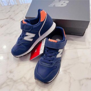 ニューバランス(New Balance)の18.0 新品 ニューバランス スニーカー 373 ブルー デニム キッズ (スニーカー)