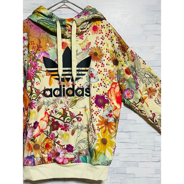 adidas  アディダス　オリジナルス　レア　花柄ファームコラボ　パーカー