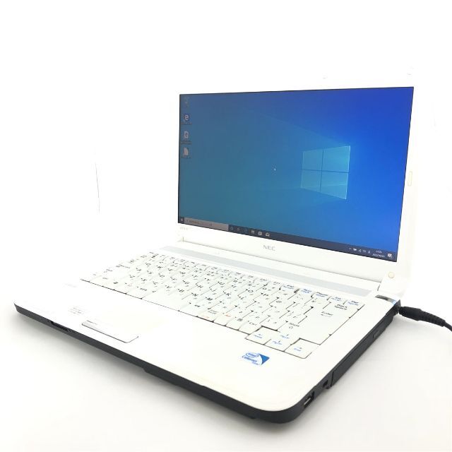 無料配達 ホワイト LE150D1 4GB RW 無線 Windows10 ノートPC