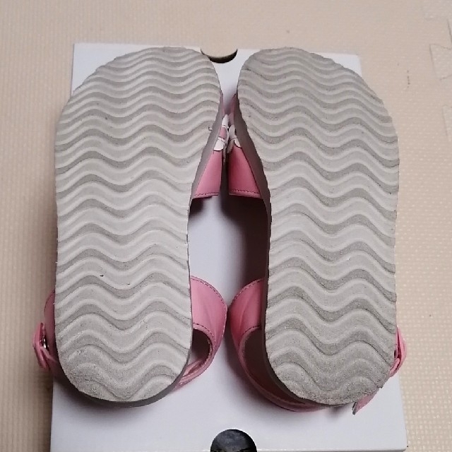 Shirley Temple(シャーリーテンプル)のシャーリーテンプル  リボン⑅サンダル  19 キッズ/ベビー/マタニティのキッズ靴/シューズ(15cm~)(サンダル)の商品写真