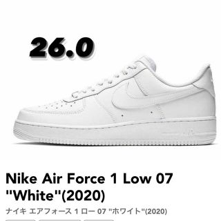 ナイキ(NIKE)のNike Air Force 1 Low 07 "White"(2020)(スニーカー)