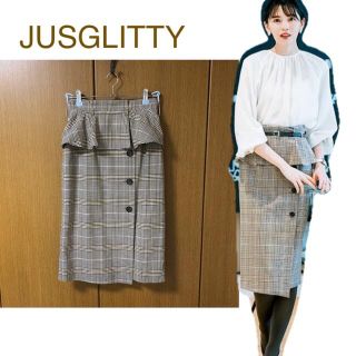 ジャスグリッティー(JUSGLITTY)のJUSGLITTY⭐︎スカート(ひざ丈スカート)