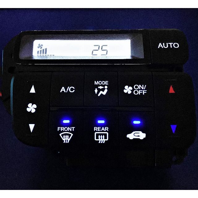 N-WGN JH1 LED打ち換え済みエアコンパネル N-WGN JH1 LED打ち換え済み スタートスイッチ&エアコンパネル