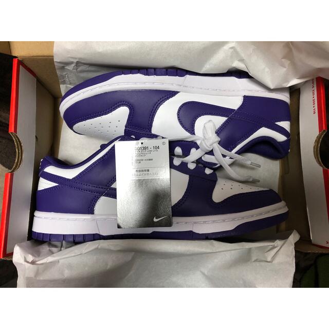 NIKE DUNK LOW Court Purple 27.0