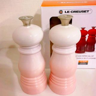 ルクルーゼ(LE CREUSET)のル・クルーゼ 新品 グラデーション シェルピンク ペッパーミル ソルトミル (調理道具/製菓道具)