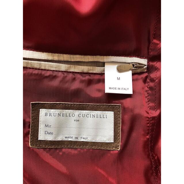 BRUNELLO CUCINELLI(ブルネロクチネリ)のBrunello Cucinelli ブルネロクチネリ スエードレザーライダース メンズのジャケット/アウター(ライダースジャケット)の商品写真