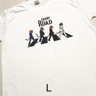 アビーロード パロディ 猫Tシャツ ビートルズ Lの通販 by アジアン ...