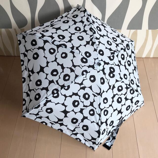 marimekko(マリメッコ)の新品 marimekko マリメッコ 折り畳み傘 ウニッコ ライトブルー レディースのファッション小物(傘)の商品写真