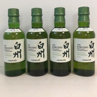 サントリー(サントリー)の白州　180ml  4本(ウイスキー)