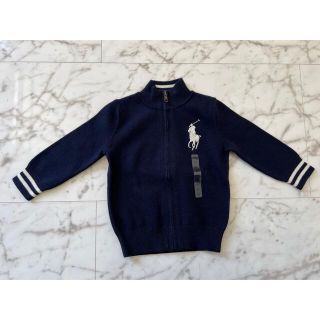 ポロラルフローレン(POLO RALPH LAUREN)の新品　ポロラルフローレン　ベビー　キッズ　85  コットンジップセーター(ジャケット/上着)