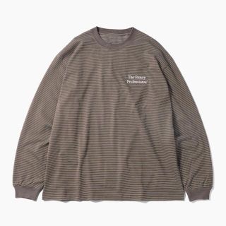 ワンエルディーケーセレクト(1LDK SELECT)のennoy L/S Border T-Shirt Brown XL(Tシャツ/カットソー(七分/長袖))