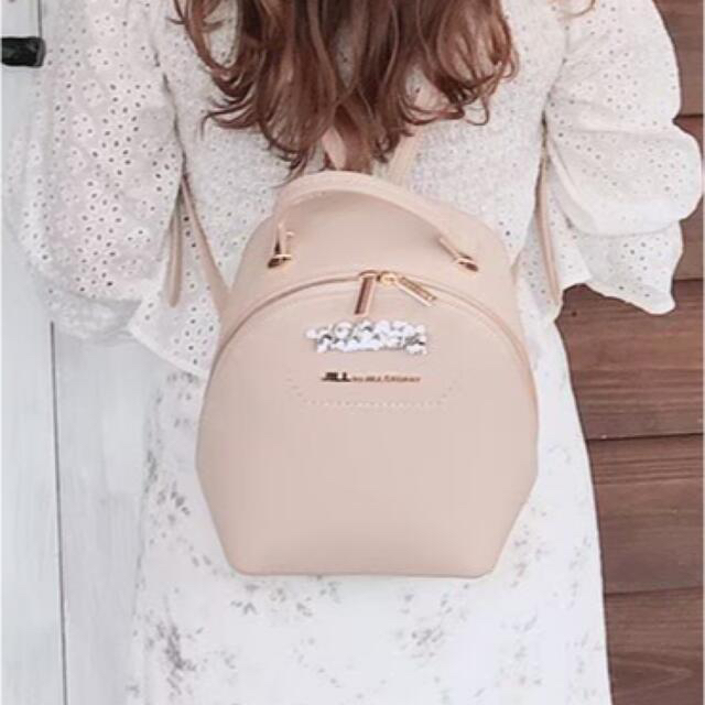 JILL by JILLSTUART(ジルバイジルスチュアート)のJILL♡ビジューリュック レディースのバッグ(リュック/バックパック)の商品写真