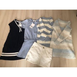 ザラキッズ(ZARA KIDS)の女の子　サイズ130位　まとめ売り(ワンピース)