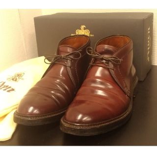 登場! オールデン Alden バーガンディ 9.5D チャッカブーツ 1339 - ドレス/ビジネス