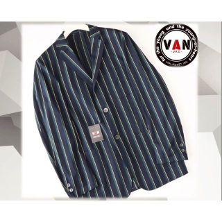 ヴァンヂャケット(VAN Jacket)の新品タグ付き【VAN JAC】ヴ アイビーストライプ 段返し3Bジャケット L(テーラードジャケット)