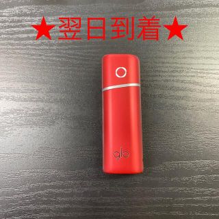 グロー(glo)のG3133番 glo nano 純正 本体  レッド　赤色(タバコグッズ)