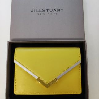 ジルスチュアート(JILLSTUART)のJILLSTUART カードケース・名刺入れ（レディース） イエロー(名刺入れ/定期入れ)