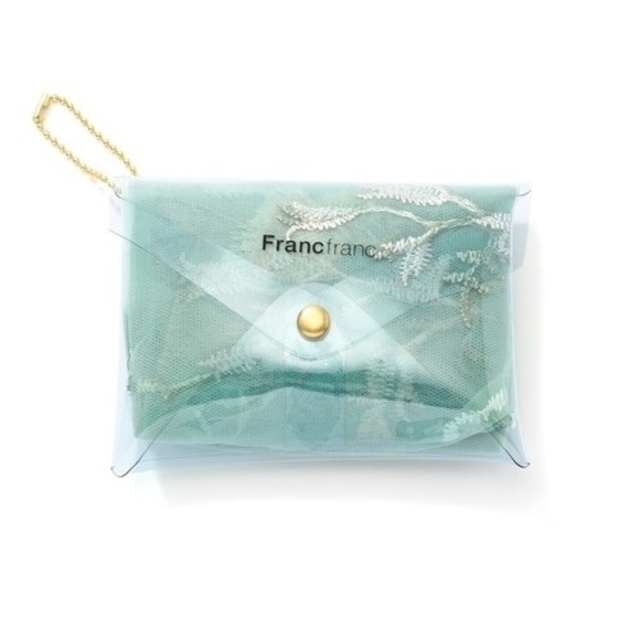 Francfranc(フランフラン)の新品未使用 Francfranc フランフラン チュールバッグ ライトグリーン レディースのバッグ(エコバッグ)の商品写真