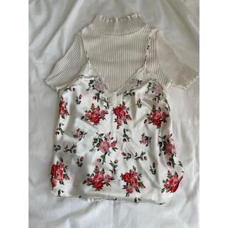 フラワー(flower)のflower camisole &lib T shirt(Tシャツ(半袖/袖なし))