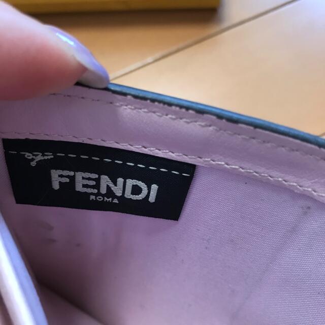 FENDI(フェンディ)のFENDI フェンディ  エフイズ　２つ折り財布　ピンク　 レディースのファッション小物(財布)の商品写真