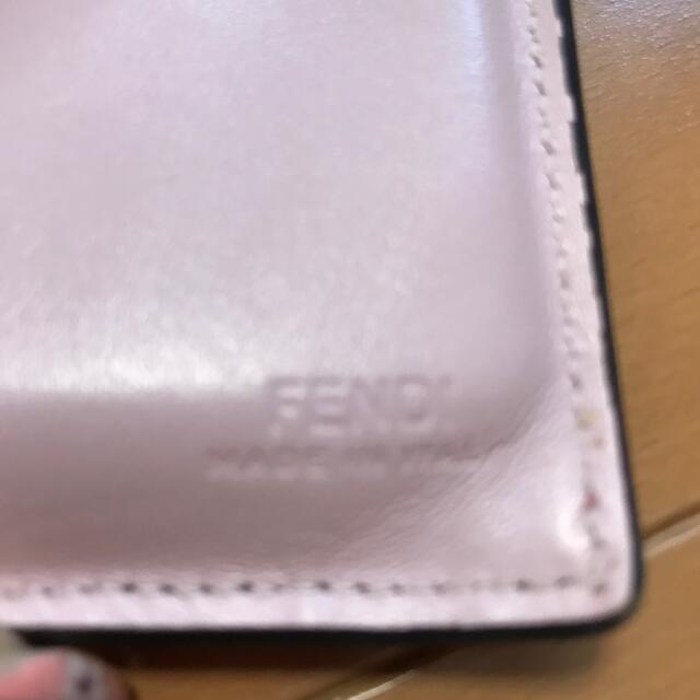 FENDI(フェンディ)のFENDI フェンディ  エフイズ　２つ折り財布　ピンク　 レディースのファッション小物(財布)の商品写真