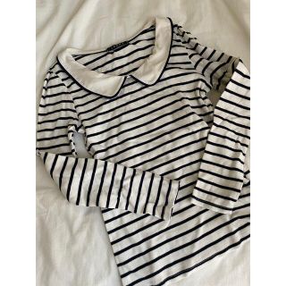 ロキエ(Lochie)のmarine border tops(カットソー(長袖/七分))