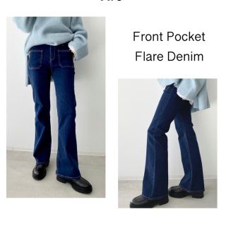 アパルトモンドゥーズィエムクラス(L'Appartement DEUXIEME CLASSE)の新品同様✨Front pocket Flare Denim サイズ36 (デニム/ジーンズ)