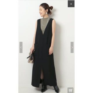 スピックアンドスパン(Spick & Span)のめいあき様専用☆Spick and Span ダブルクロスVネック ワンピース (ロングワンピース/マキシワンピース)