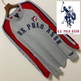 良品◆US POLO ASSN◆ラウンドロゴ ラグラン ロングTシャツ  ロンT(Tシャツ/カットソー(七分/長袖))