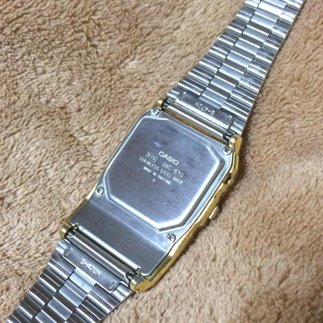 CASIO(カシオ)の間も無く出品とりやめ❗️CASIO★データバンク★ゴールド レディースのファッション小物(腕時計)の商品写真