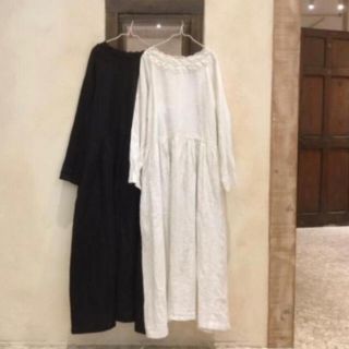 ネストローブ(nest Robe)のネストローブ　リネン　クルーニーレース　ワンピース(ロングワンピース/マキシワンピース)