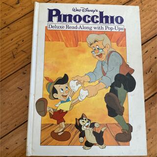 ディズニー(Disney)のピノキオ　飛び出す絵本　Pop-Up Book　アンティーク洋書絵本(洋書)