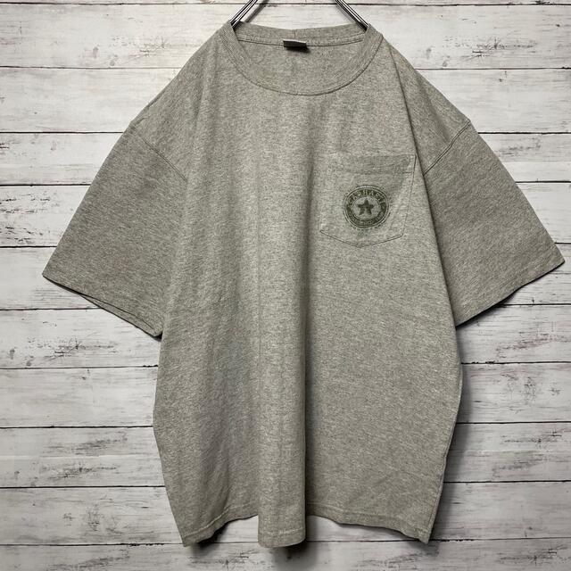 carhartt(カーハート)の【希少デザイン】カーハート☆スターロゴバックプリントグレーTシャツ メンズのトップス(Tシャツ/カットソー(半袖/袖なし))の商品写真