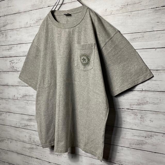 carhartt(カーハート)の【希少デザイン】カーハート☆スターロゴバックプリントグレーTシャツ メンズのトップス(Tシャツ/カットソー(半袖/袖なし))の商品写真