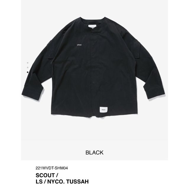 W)taps(ダブルタップス)のBLACK M 22SS WTAPS SCOUT / LS / NYCO. T メンズのトップス(シャツ)の商品写真