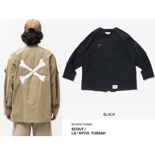 ダブルタップス(W)taps)のBLACK M 22SS WTAPS SCOUT / LS / NYCO. T(シャツ)