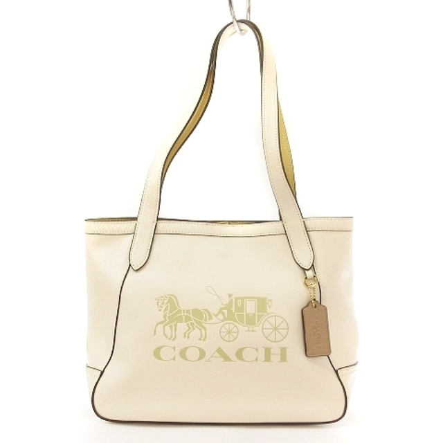 COACH - コーチ トートバッグ ホース C4062 チョーク バニラクリームの