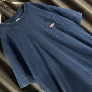 ダントン(DANTON)の【人気モデル】ダントン　サイドポケット　ロゴTシャツ ポケT サイズ40(Tシャツ/カットソー(半袖/袖なし))