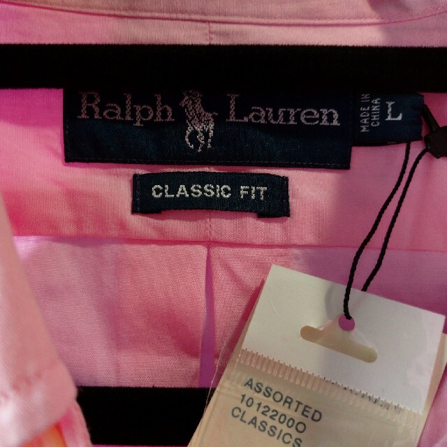 Ralph Lauren(ラルフローレン)の新品タグ付Ralph Lauren綿シャツMen's【L】 メンズのトップス(シャツ)の商品写真