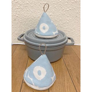 STAUB - ストウブ 三角鍋つかみ 2022春新作 日本限定カラー スカイ
