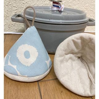 STAUB - ストウブ 三角鍋つかみ 2022春新作 日本限定カラー スカイ